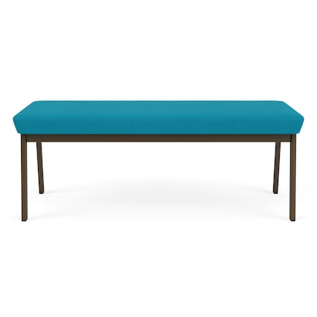 Lesro Newport 2 Seat Bench, 45 in W 21 in L 18.5 in H NP2001